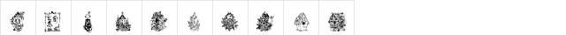 For the Birds Regular  glyph index