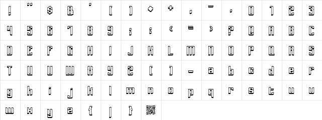 Dymeda Shadow  glyph index