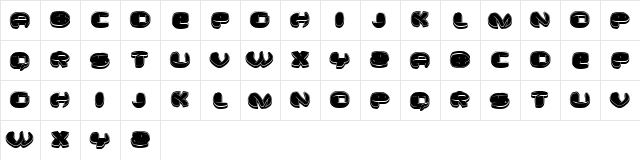 Kultur Filled Regular  glyph index