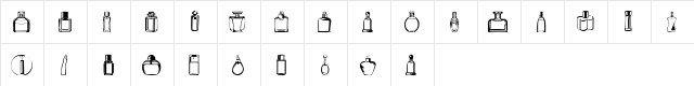botellas 2004 Normal  glyph index