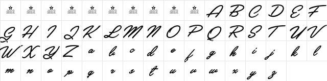 Crystal Personal Use Regular  glyph index