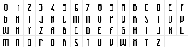 47 Bold  glyph index