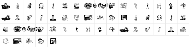 Rotodesign Dingbats  glyph index