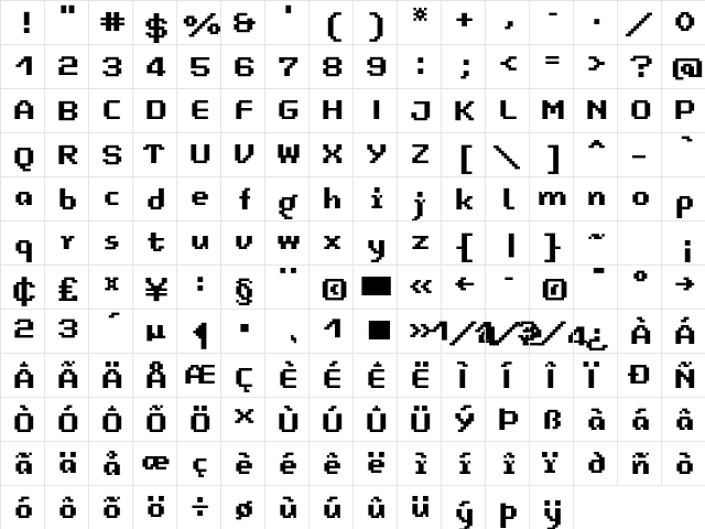 LomoCopy LT Std Mezzo Regular  glyph index