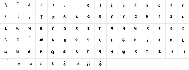 hardcore_pen hardcore_pen  glyph index