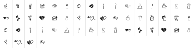Astrokids Doodle Regular  glyph index