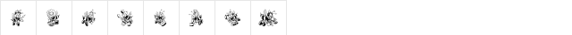 BEEFONT 1  glyph index