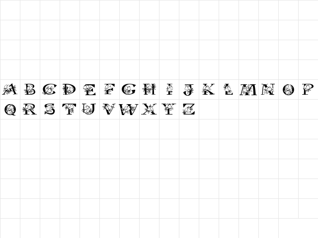 Hibiscus Regular  glyph index