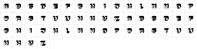 Labor Regular  glyph index