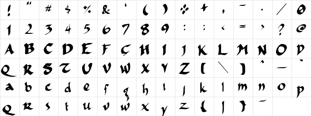 FSO incompetent apprentice Regular  glyph index