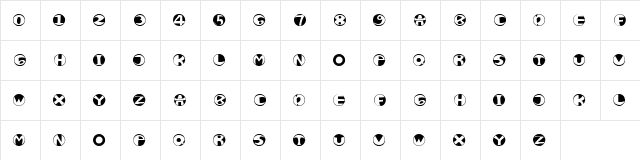 BOLASALJU Regular  glyph index