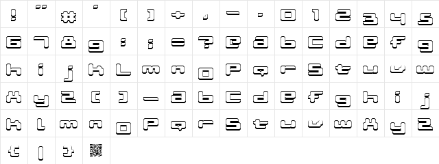 Ablattive Shadow  glyph index