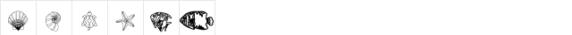 DPBy The Sea Regular  glyph index