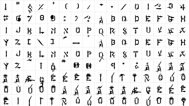 L䤥rb Regular  glyph index