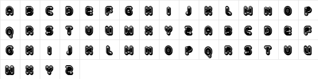 Cables Regular  glyph index