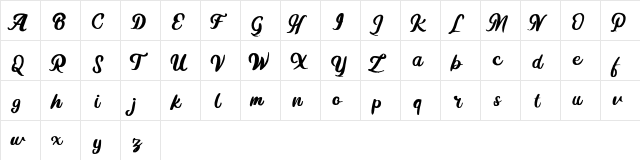 Mugle FREE Regular  glyph index