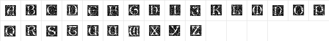 Eileen Regular  glyph index