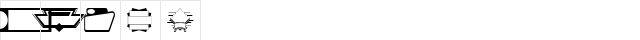 dream_headers Regular  glyph index
