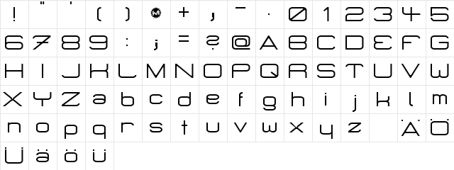 MicroMieps Regular  glyph index