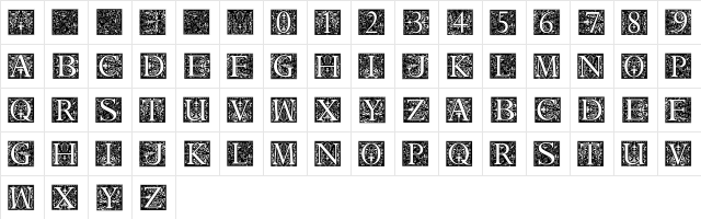 CK Illumination Regular  glyph index