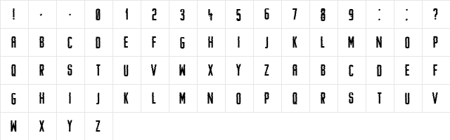 Searching For Signal Regular  glyph index