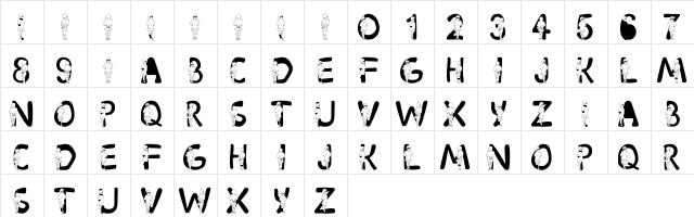 LMS Velma Regular  glyph index