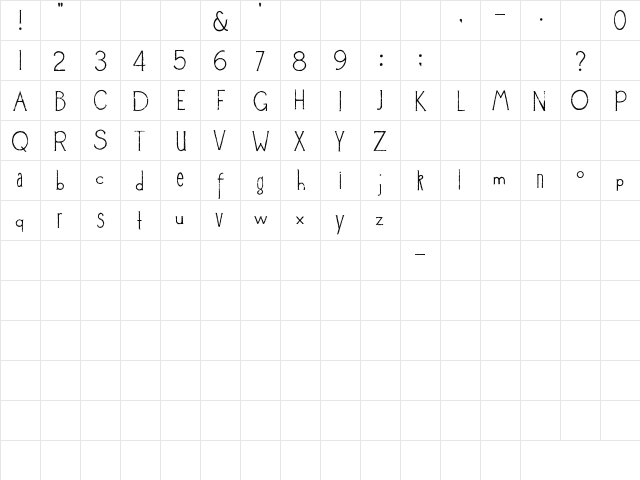 2Peas Chatter 2Peas Chatter  glyph index