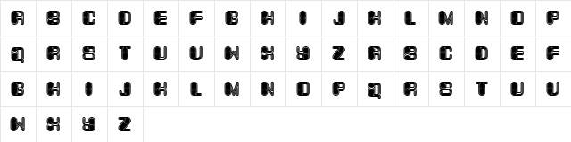 Memory Book Regular  glyph index