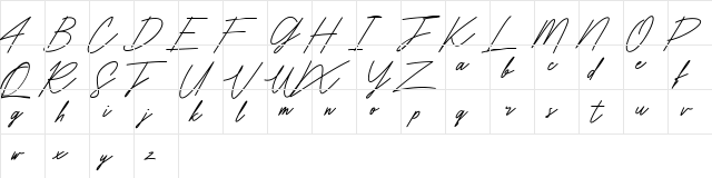 Amorisa Free Regular  glyph index