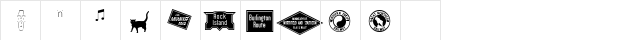 RRHeralds Regular  glyph index