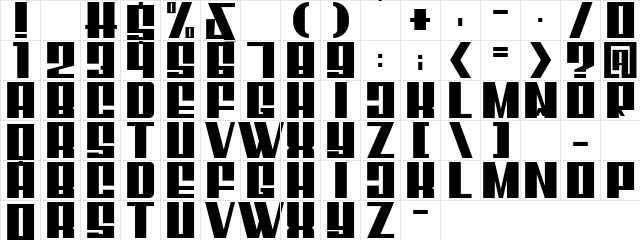 Mixbox Clean Demo Clean  glyph index