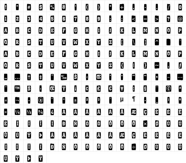 a_KenaCmRgh Medium  glyph index