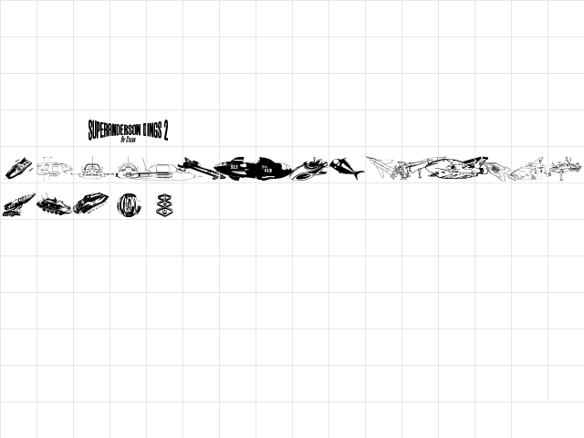 Anderson Dings 2 Regular  glyph index