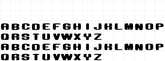 Bamboo Barellia Regular  glyph index