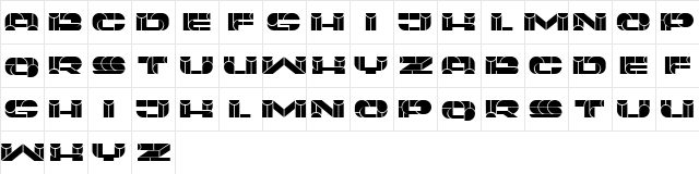 Portfolio Book Regular  glyph index