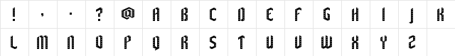 Wrar Regular  glyph index