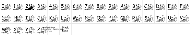 pf_money_fairy Regular  glyph index