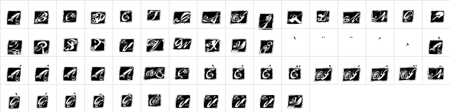 Masterpiece Initials  glyph index