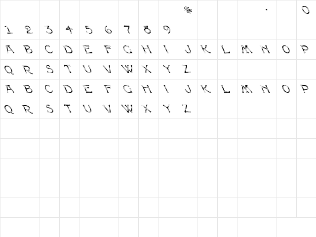 Multiform Caps Left Regular  glyph index