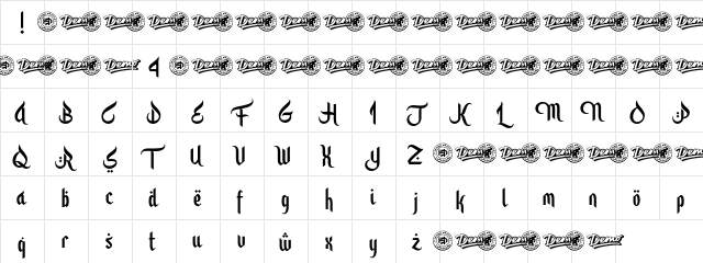 Sketsa Ramadhan Regular  glyph index
