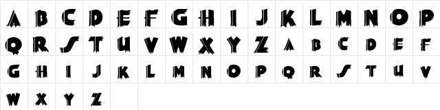 KokamaSCapsSSK Bold  glyph index