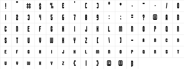 Super Mario Bros Alphabet Super Mario Bros Alphabet  glyph index