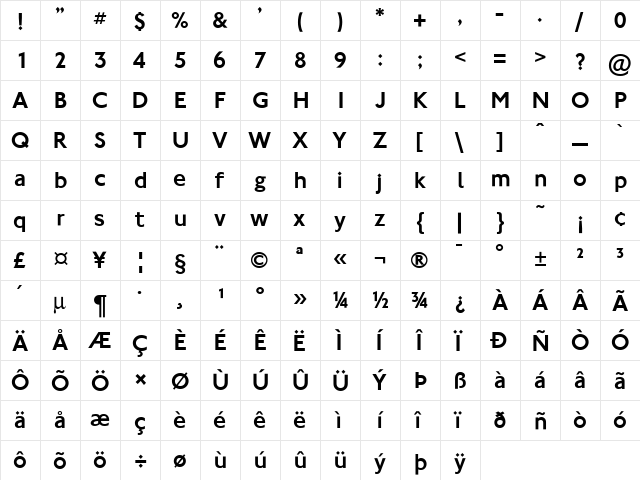 NewJohnstonMedium Regular  glyph index