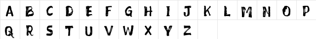 Mixed_Feeling_DEMO Regular  glyph index