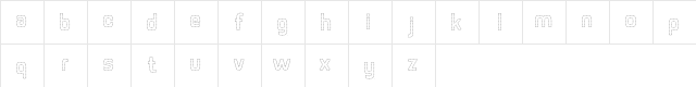 puncture Regular  glyph index