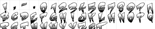 Mystery Regular  glyph index