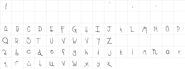 Vectora Regular  glyph index