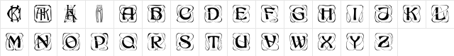 KonanurKaps Regular  glyph index