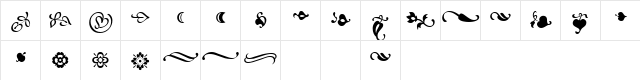 Minion-Ornaments Regular  glyph index