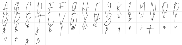Bristya Free Regular  glyph index